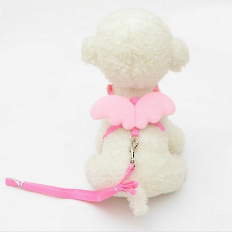 Correas Para Perros Bird Cage Bird Baths Con Forma De Ángel, Tamaño M, Rosa - Venta Internacional.