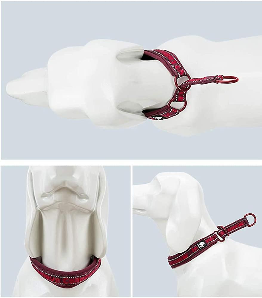 Foto 4 pulgar | Collar Para Perros Huoguo Con Rayas Reflectantes, Nailon, Sin Tirones - Venta Internacional.