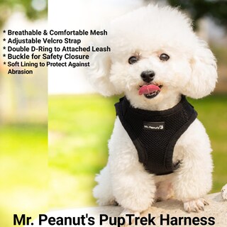 Foto 6 | Mr. Peanut's Puptrek Small Dog/cat Soft Mesh Step En Harne - Venta Internacional.