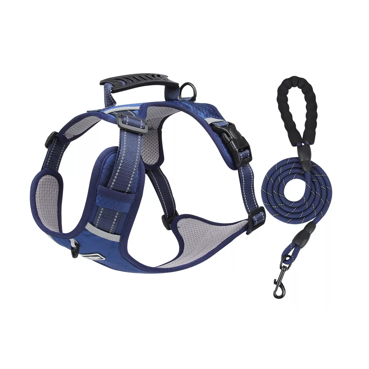Foto 2 pulgar | Pechera Arnés De Seguridad Para Perro Talla M Eo Safe Imports Esi-16408 Azul