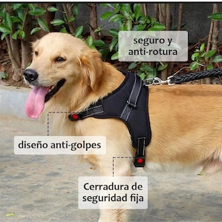 Foto 3 | Pechera Arnés Talla L Negra para Perro