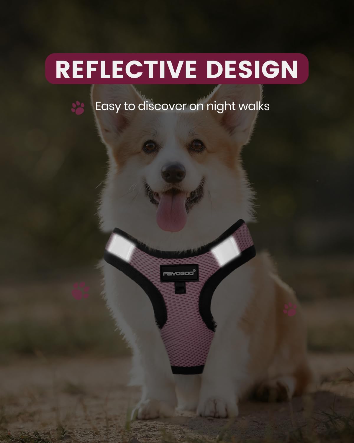 Foto 5 | Chaleco Fayogoo Para Perros De Servicio, Ligero, Para Razas Pequeñas, Con Parches - Venta Internacional.