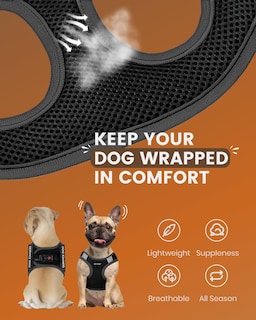 Foto 2 | Chaleco Fayogoo Para Perros De Servicio, Ligero, Para Razas Pequeñas, Con Parches - Venta Internacional.