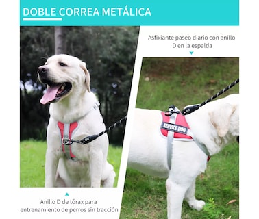 Foto 2 | Pechera Para Perro Arnes Chaleco Reflectante Con Correas Eo Safe Imports Esi-12193-1 Rojo
