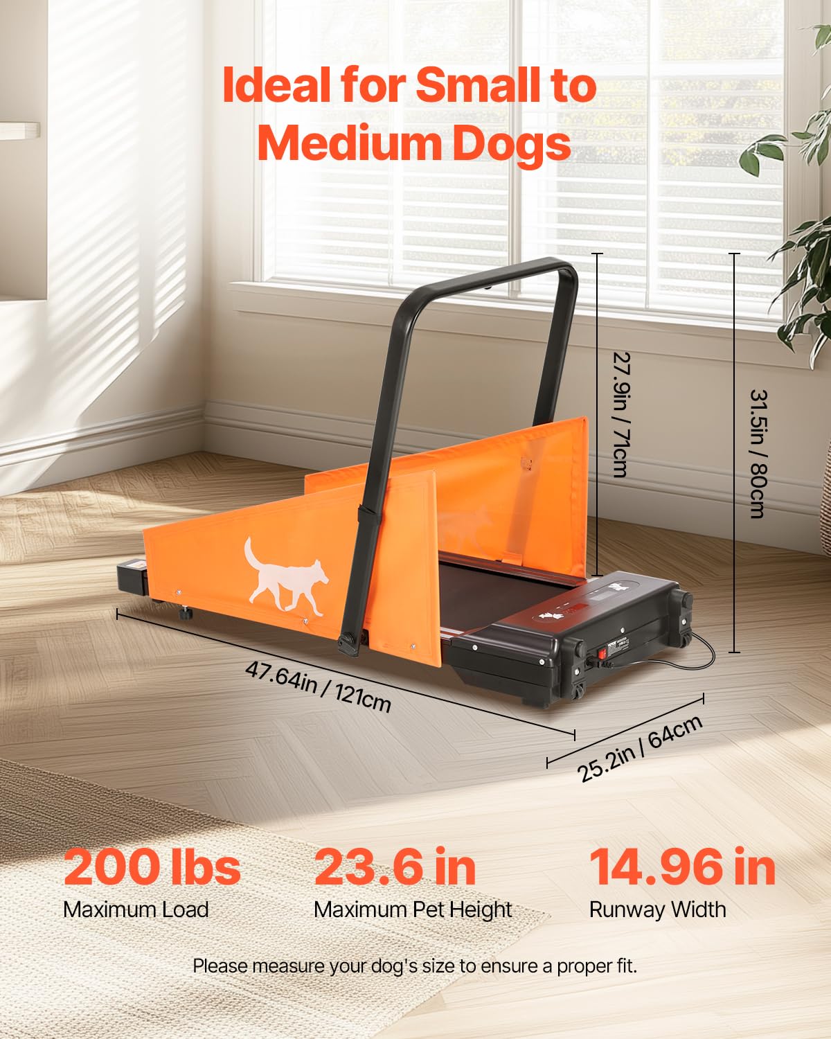 Foto 4 pulgar | Cinta De Correr Para Perros Vevor Dog Pacer Para Perros Pequeños Y Medianos, 200 Libras - Venta Internacional.