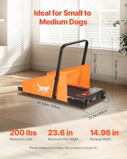 Foto 3 | Cinta De Correr Para Perros Vevor Dog Pacer Para Perros Pequeños Y Medianos, 200 Libras - Venta Internacional.