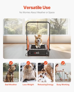 Foto 6 | Cinta De Correr Para Perros Vevor Dog Pacer Para Perros Pequeños Y Medianos, 200 Libras - Venta Internacional.