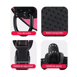 Foto 3 | Pechera Arnés Para Perro Regulable Con Bandas Reflectivas Xl Eo Safe Imports Esi-11564-1 Rosa