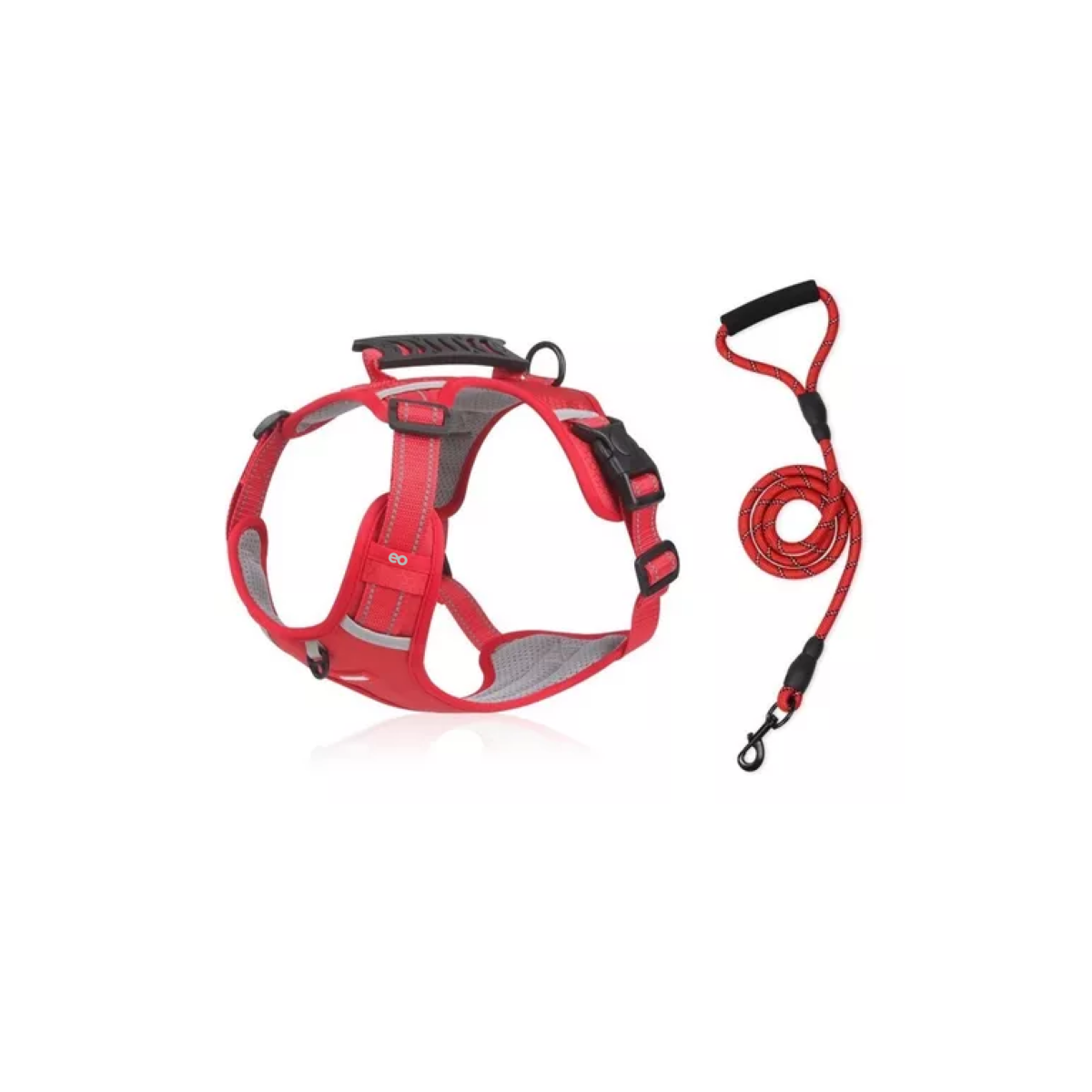 Pechera Arnés De Seguridad Para Perro Grande Eo Safe Imports Esi-9902-1 Rojo