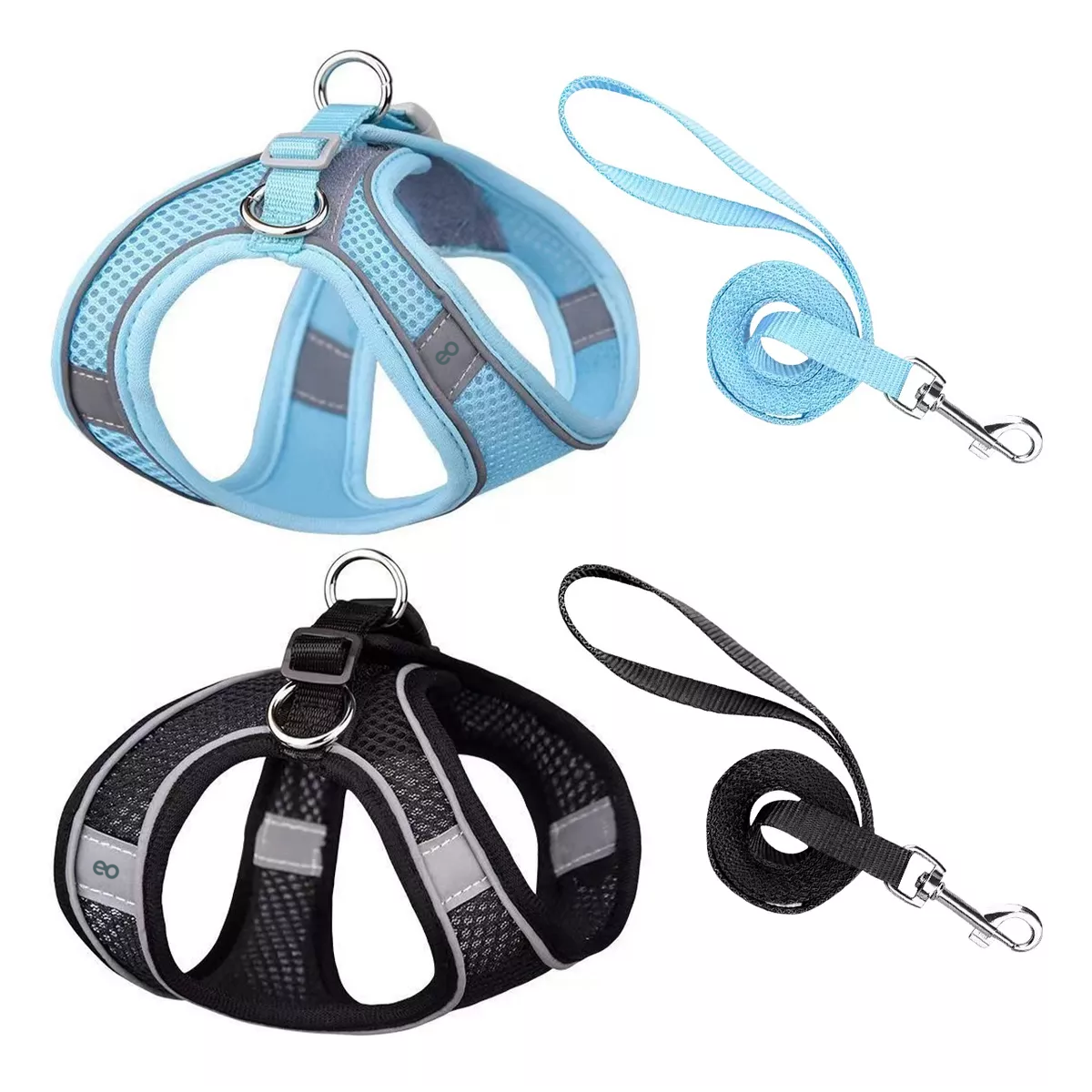 Pechera Arnés Y Correa Para Perros Y Gatos 2pzs Talla M Eo Safe Imports Esi-17809-1 Multicolor