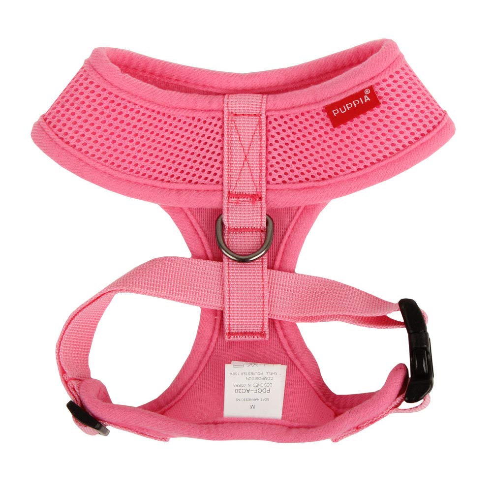 Foto 3 pulgar | Arnés Para Perros Puppia Soft, No Se Ahoga, De Malla Transpirable, Rosa M - Venta Internacional.