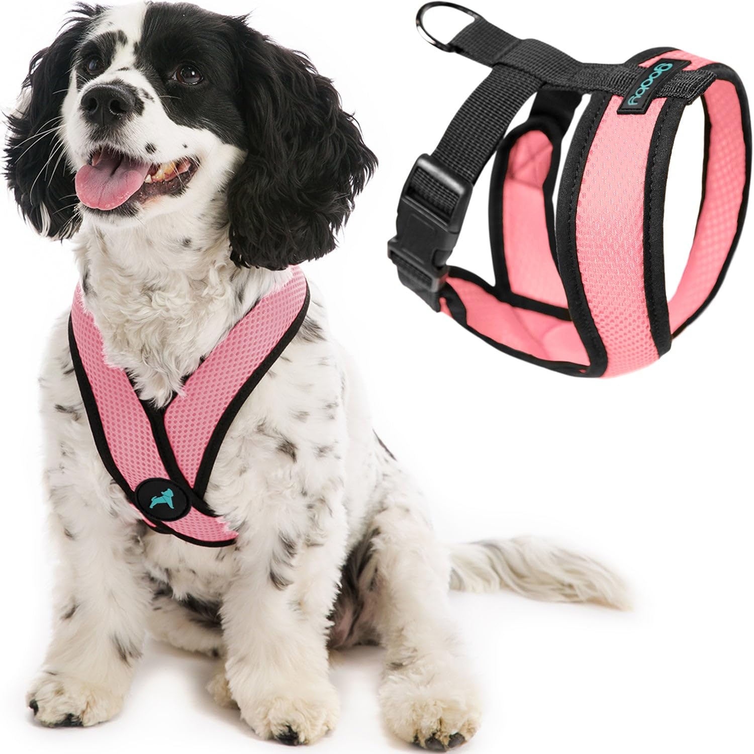 Foto 3 pulgar | Arnés Para Perros Gooby Comfort X Head-in Choke Free, Rosa, Pequeño - Venta Internacional.