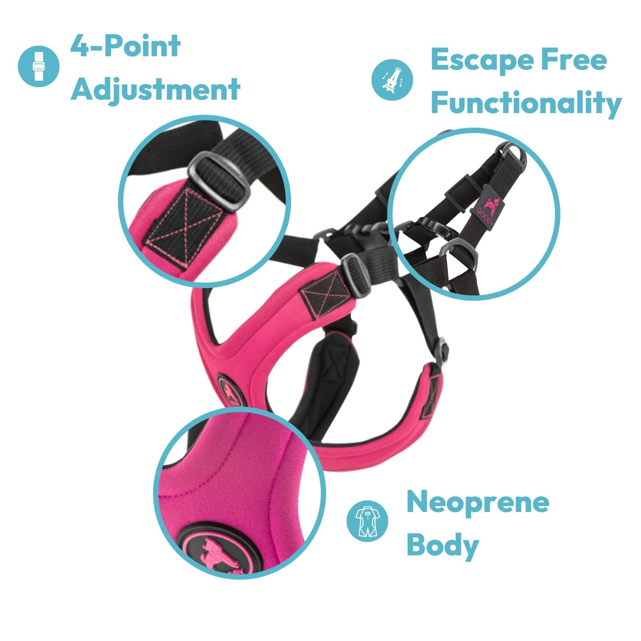 Foto 4 pulgar | Arnés Para Perros Gooby Escape Free Sport Rosa Para Perros Pequeños - Venta Internacional.