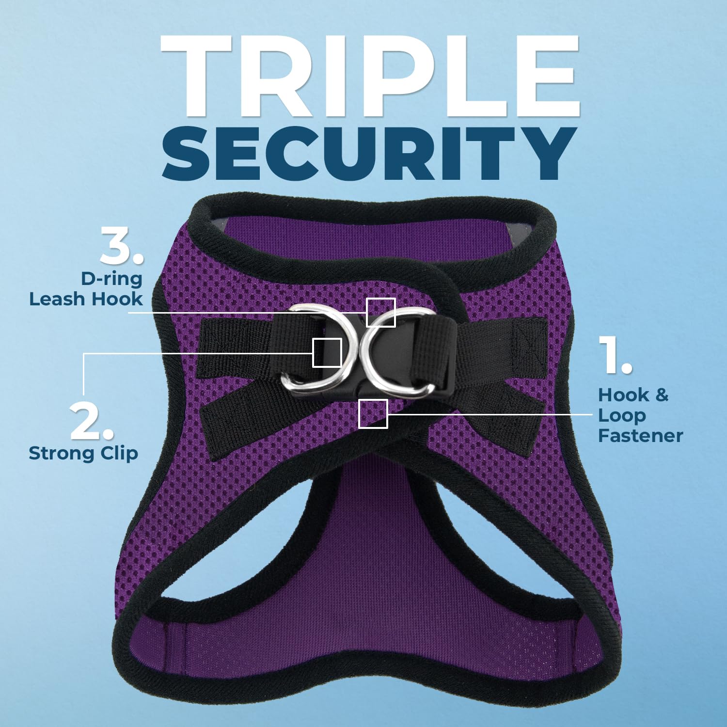 Foto 3 pulgar | Arnés Para Perros Voyager Step-in Air All Weather Mesh Purple S - Venta Internacional.