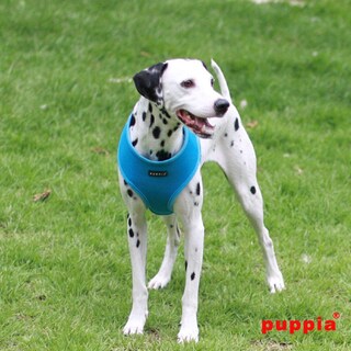 Foto 3 | Arnés Para Perros Puppia Soft, No Se Ahoga, Malla Transpirable, Azul Cielo, Talla M - Venta Internacional.