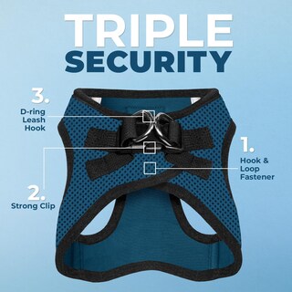 Foto 2 | Arnés Para Perros Voyager Step-in Air All Weather Mesh L, Azul/negro - Venta Internacional.
