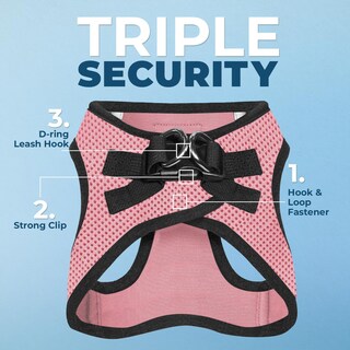 Foto 2 | Arnés Para Perros Voyager Step-in Air All Weather S Rosa/negro - Venta Internacional.
