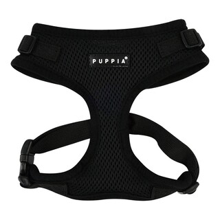 Foto 1 | Arnés Puppia Ritefit Con Cuello Ajustable Para Perros, Color Negro, Talla M - Venta Internacional.