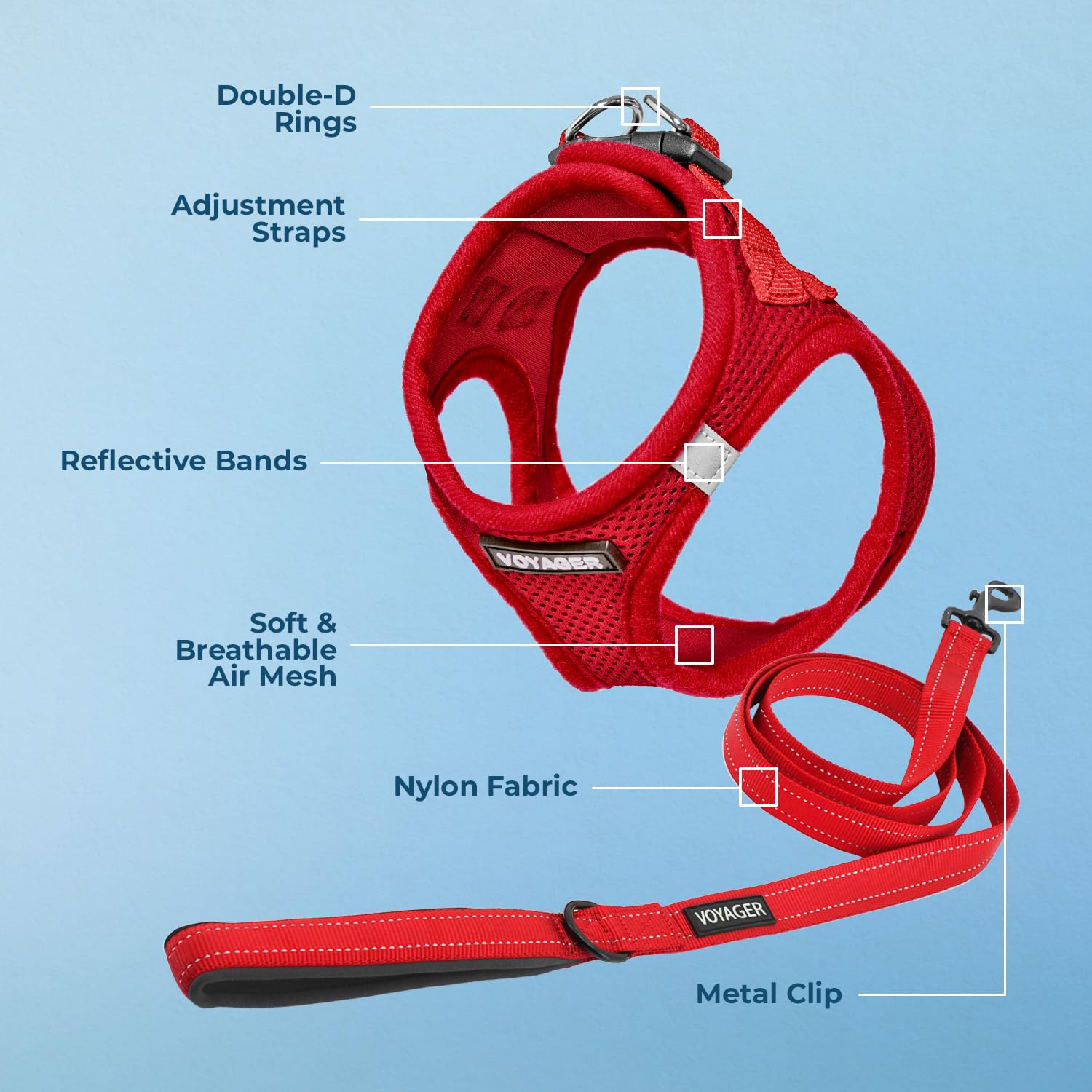 Foto 4 pulgar | Juego De Arneses Y Correas Best Pet Supplies Voyager Step-in Air - Venta Internacional.