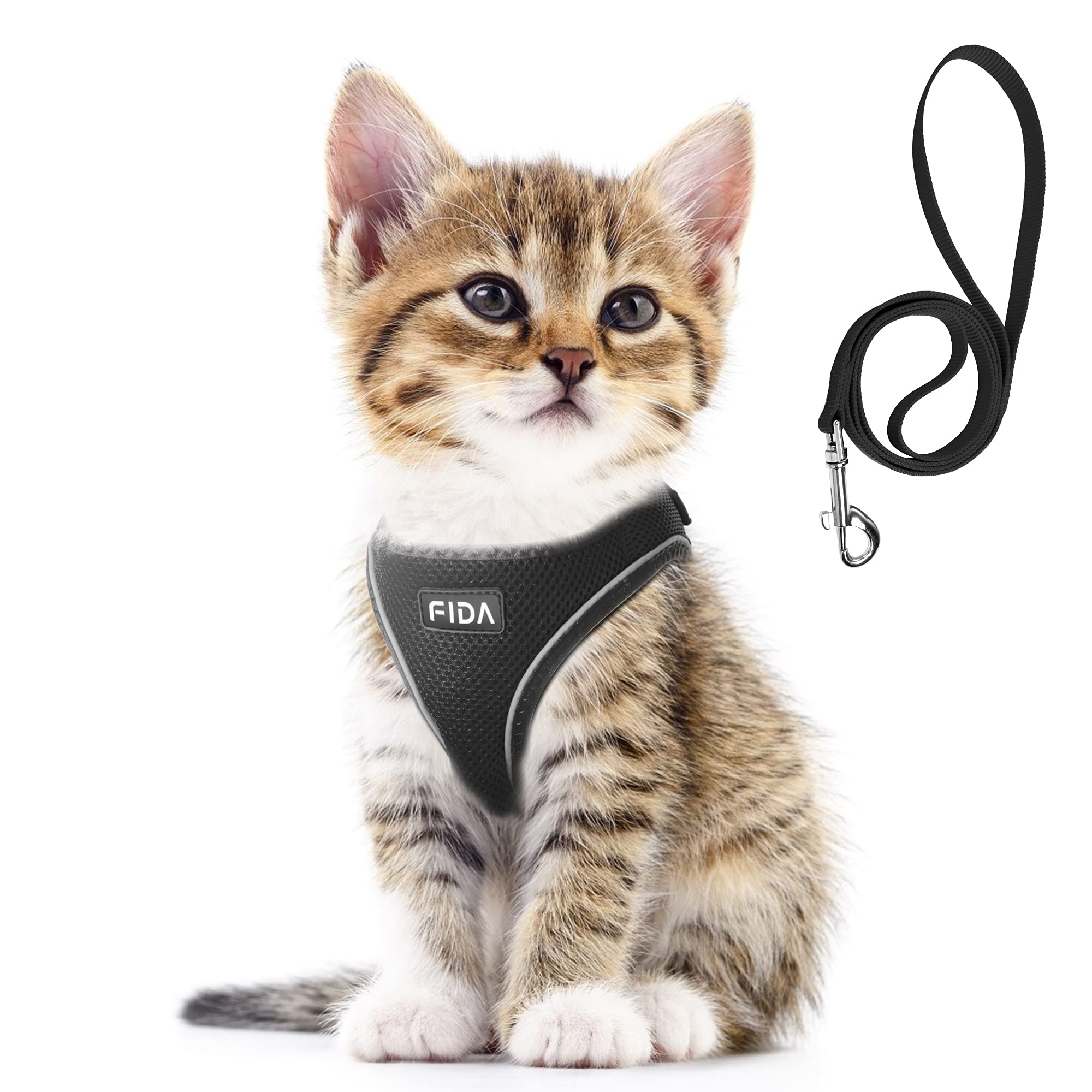 Foto 1 | Arnés Para Mascotas Con Correa Fida Comfy Para Perro Y Gato Xxs Negro - Venta Internacional.