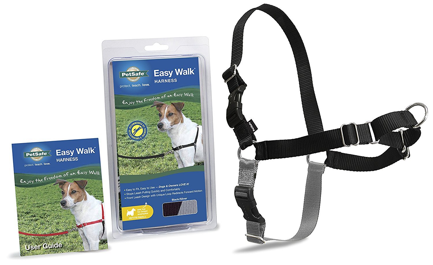 Foto 2 pulgar | Arnés Para Perros Petsafe Easy Walk No-pull Ultimate Negro/plateado - Venta Internacional.
