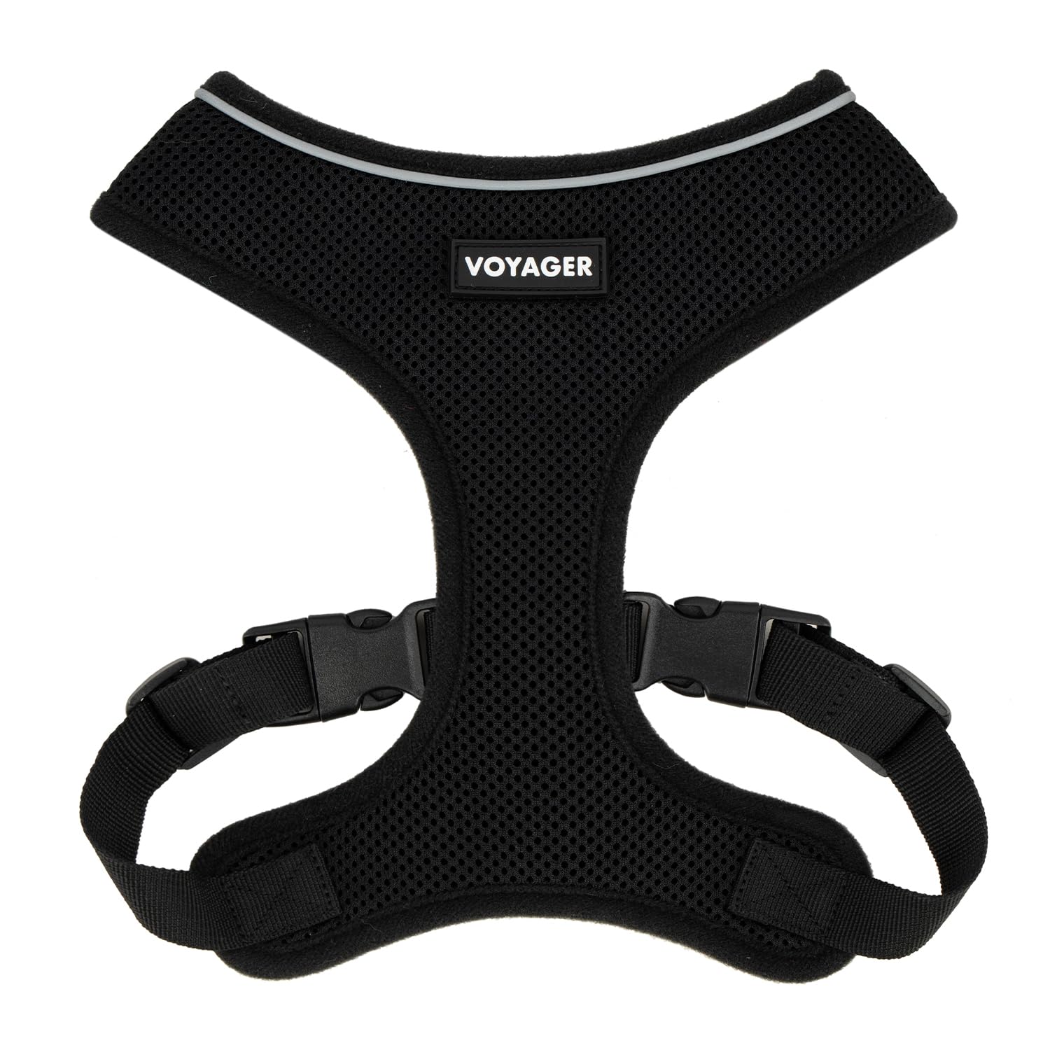 Foto 2 pulgar | Arnés Para Perros Voyager Aerolite Sin Tracción, Malla Negra, Talla S - Venta Internacional.