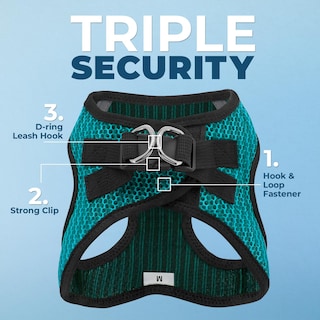 Foto 2 | Arnés Para Perros Voyager Step-in Air All Weather Mesh Turquesa Xl - Venta Internacional.