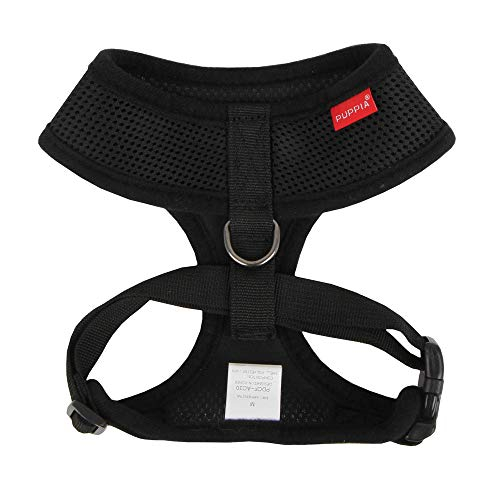 Foto 3 pulgar | Arnés Para Perros Puppia Soft, No Se Ahoga, De Malla Transpirable, Negro, Talla M - Venta Internacional.