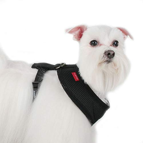 Foto 4 pulgar | Arnés Para Perros Puppia Soft, No Se Ahoga, De Malla Transpirable, Negro, Talla M - Venta Internacional.
