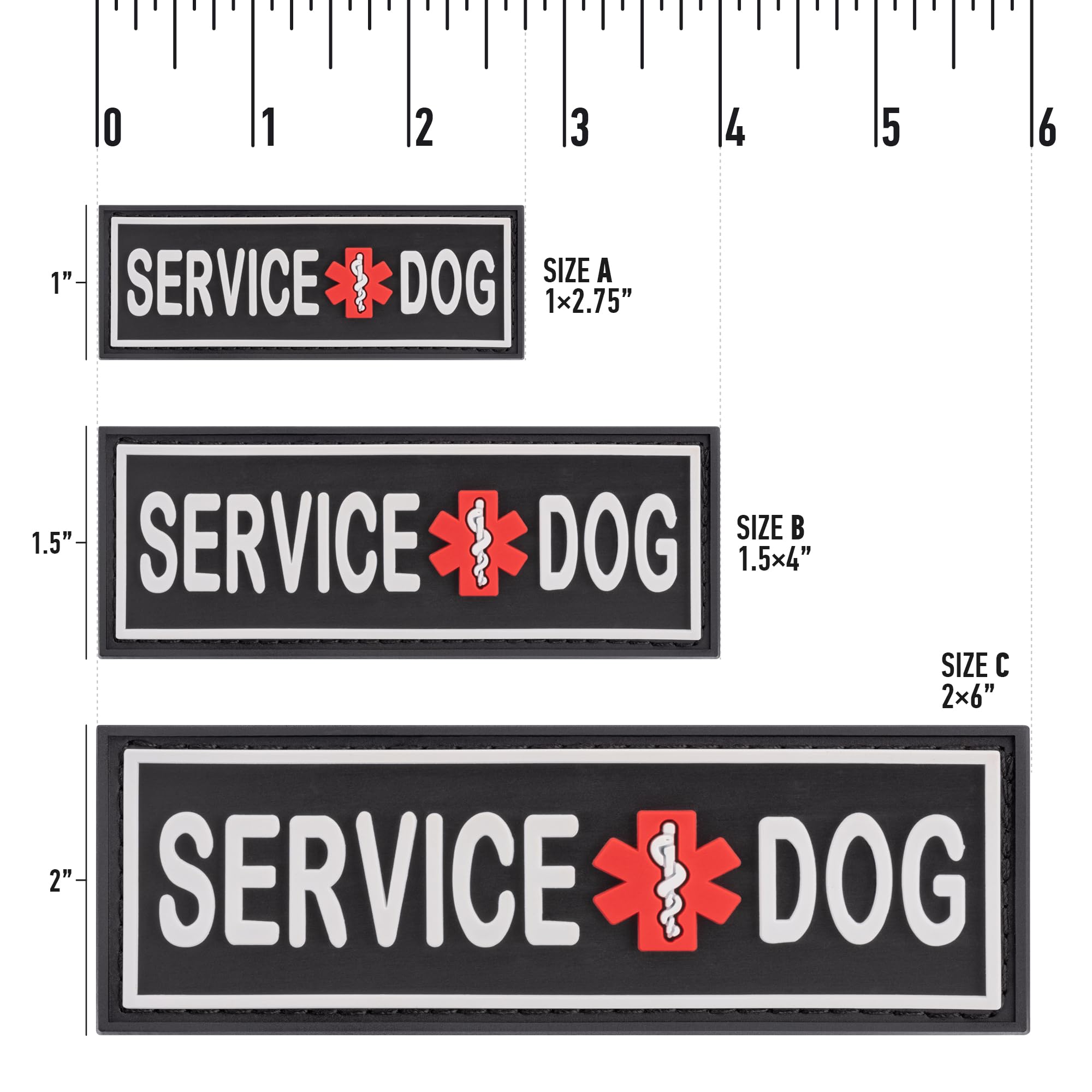 Foto 4 pulgar | Parche Dogline Service Para Arnés Y Chaleco Para Perros - Venta Internacional.