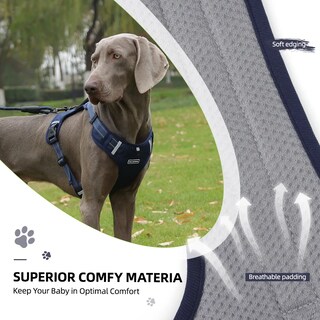Foto 5 | Pechera Lab.g Arnés De Seguridad Para Perro Azul Marino Talla M