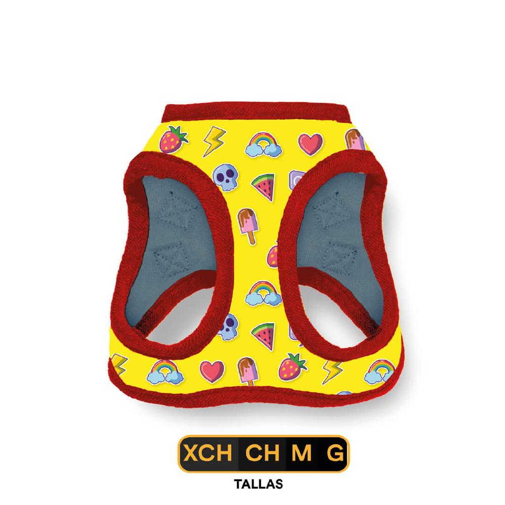 Foto 4 pulgar | Pechera Para Perro Jack Pet Emoji Amarillo Extra Chico