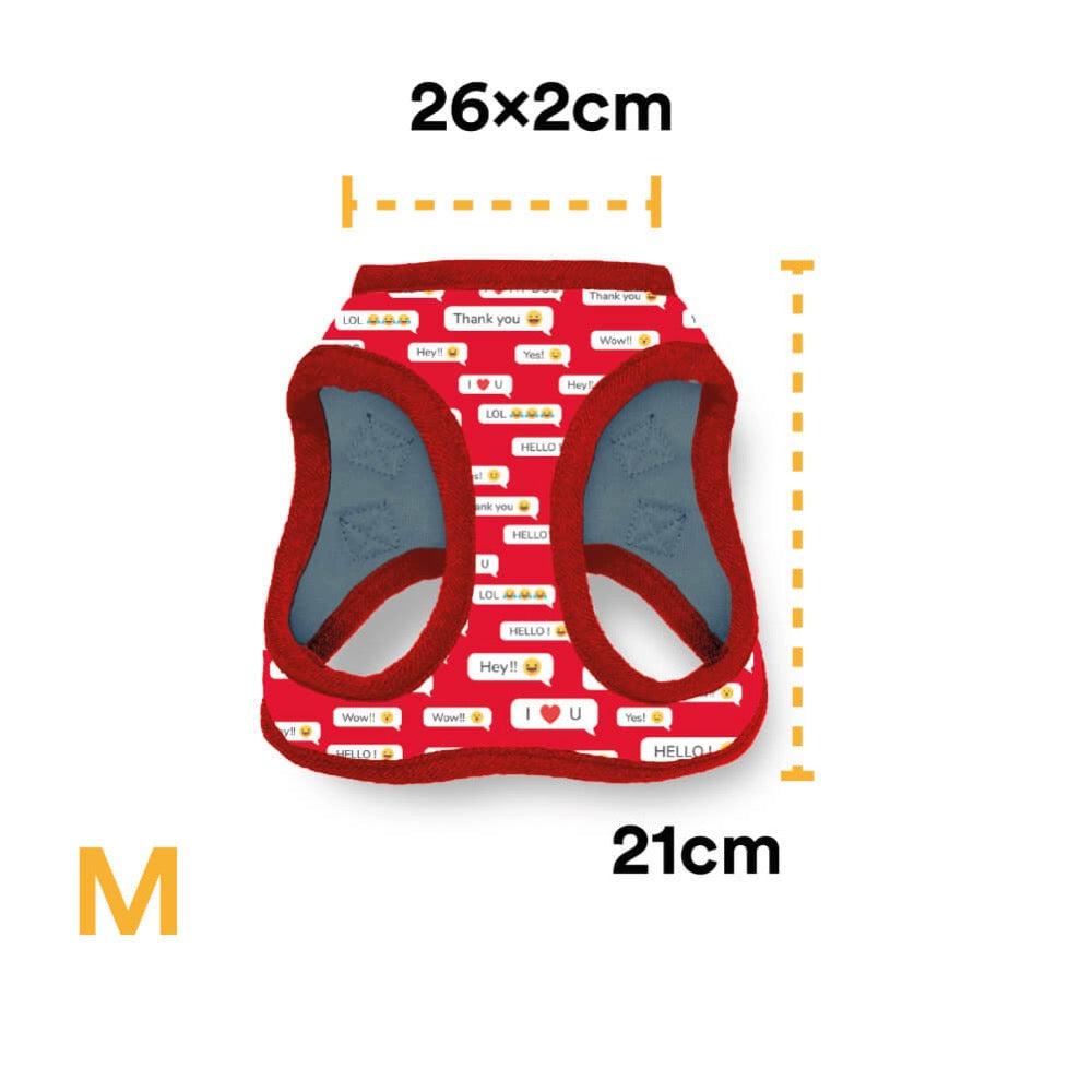 Foto 3 pulgar | Pechera Para Perro Jack Pet Emoticon Rojo Mediano