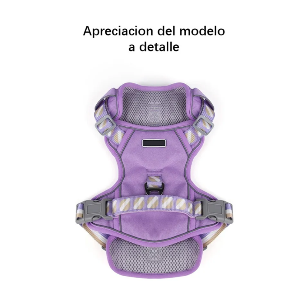 Foto 4 pulgar | Pechera Arnés Con Correa Para Perro  Lab.g, Violeta Talla Xs