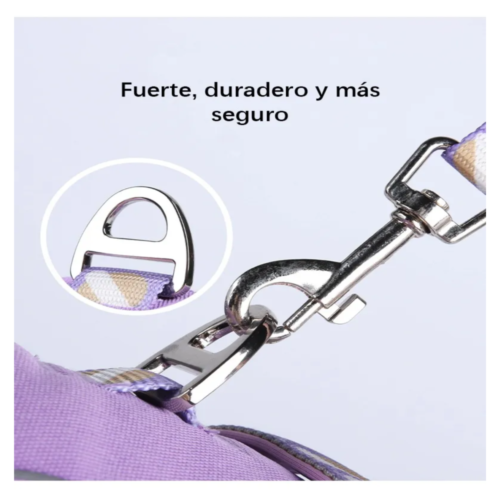 Foto 5 | Pechera Arnés Con Correa Para Perro  Lab.g, Violeta Talla Xs