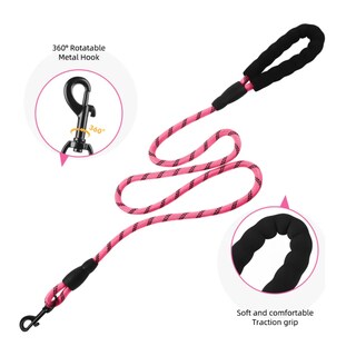 Foto 3 | Pechera Arnés De Seguridad Para Perro Lab.g, Fucsia Talla Xl