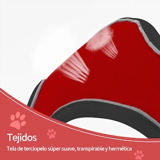 Foto 4 | Pechera Lab.g Arnés Con Bandas Rojo Talla S