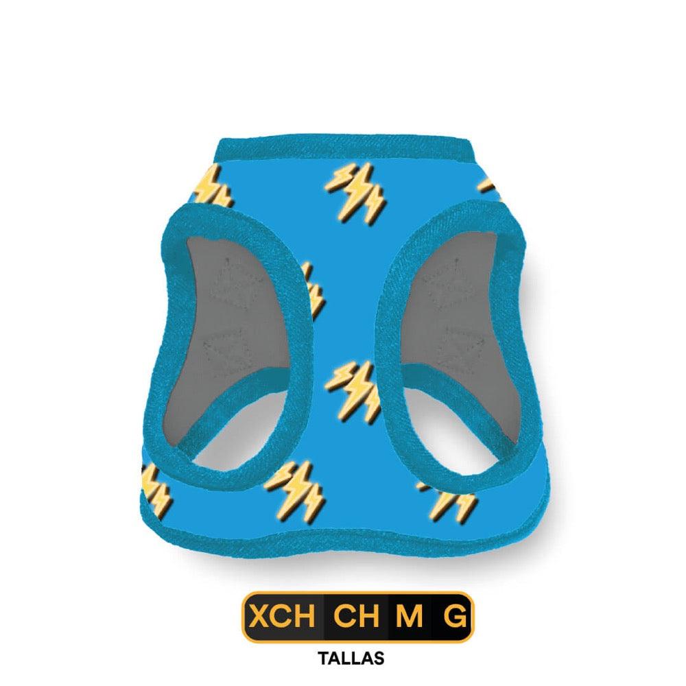 Foto 4 pulgar | Pechera Para Perro Jack Pet Relampago Azul Cielo Grande