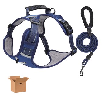 Foto 1 | Pechera Lab.garnés De Seguridad Para Perro Azul Marino Talla S
