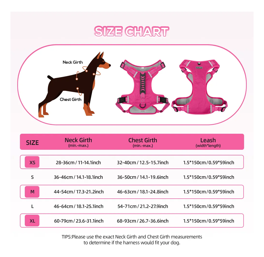 Foto 3 pulgar | Pechera  Lab.g Arnés De Seguridad Para Perro Fucsia Talla S