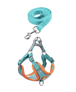 Foto 1 | Pechera Arnés Para Perro Regulable Con Bandas Reflectivas Azul/naranja