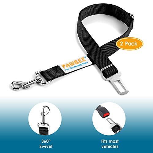 Foto 5 pulgar | Cinturón De Seguridad Pawbee Para Perro  2 Unidades  Ajustable  De Nailon  Para Coche - Venta Internacional.