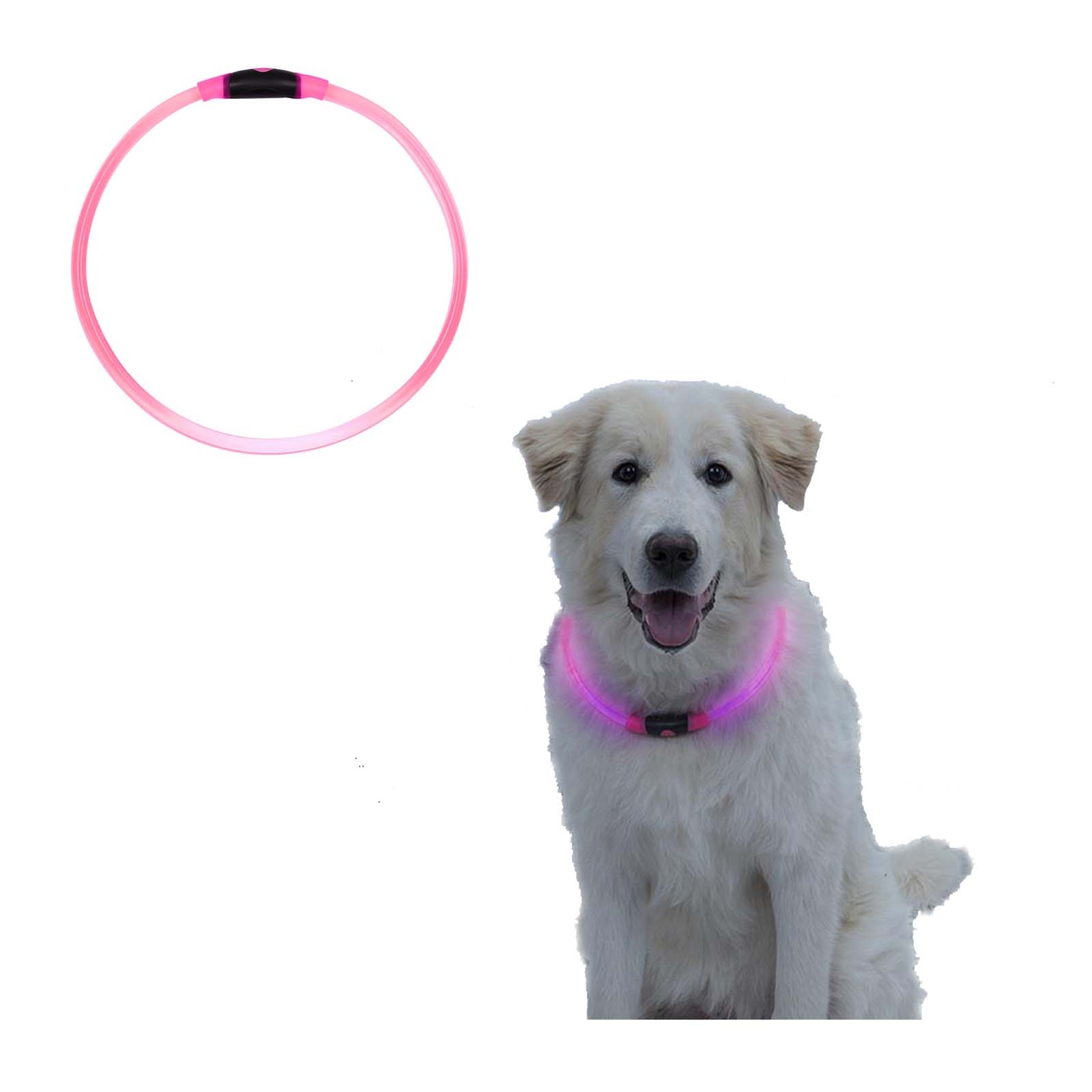 Foto 4 pulgar | Collar Ajustable para Mascotas Nite Ize con Luz Led color Rosa