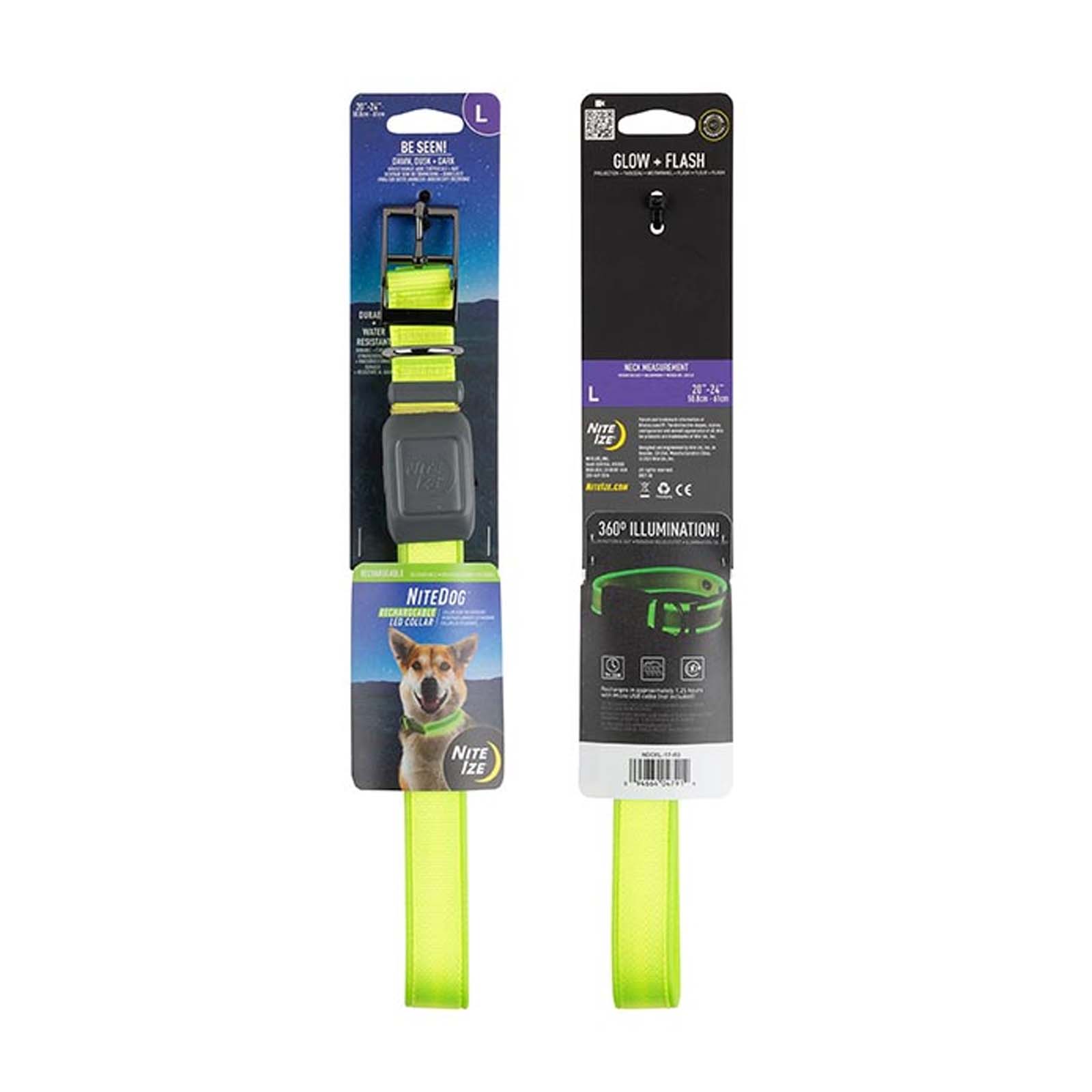 Foto 3 pulgar | Collar para Perro Nite Ize con Luz Led Recargable color Verde