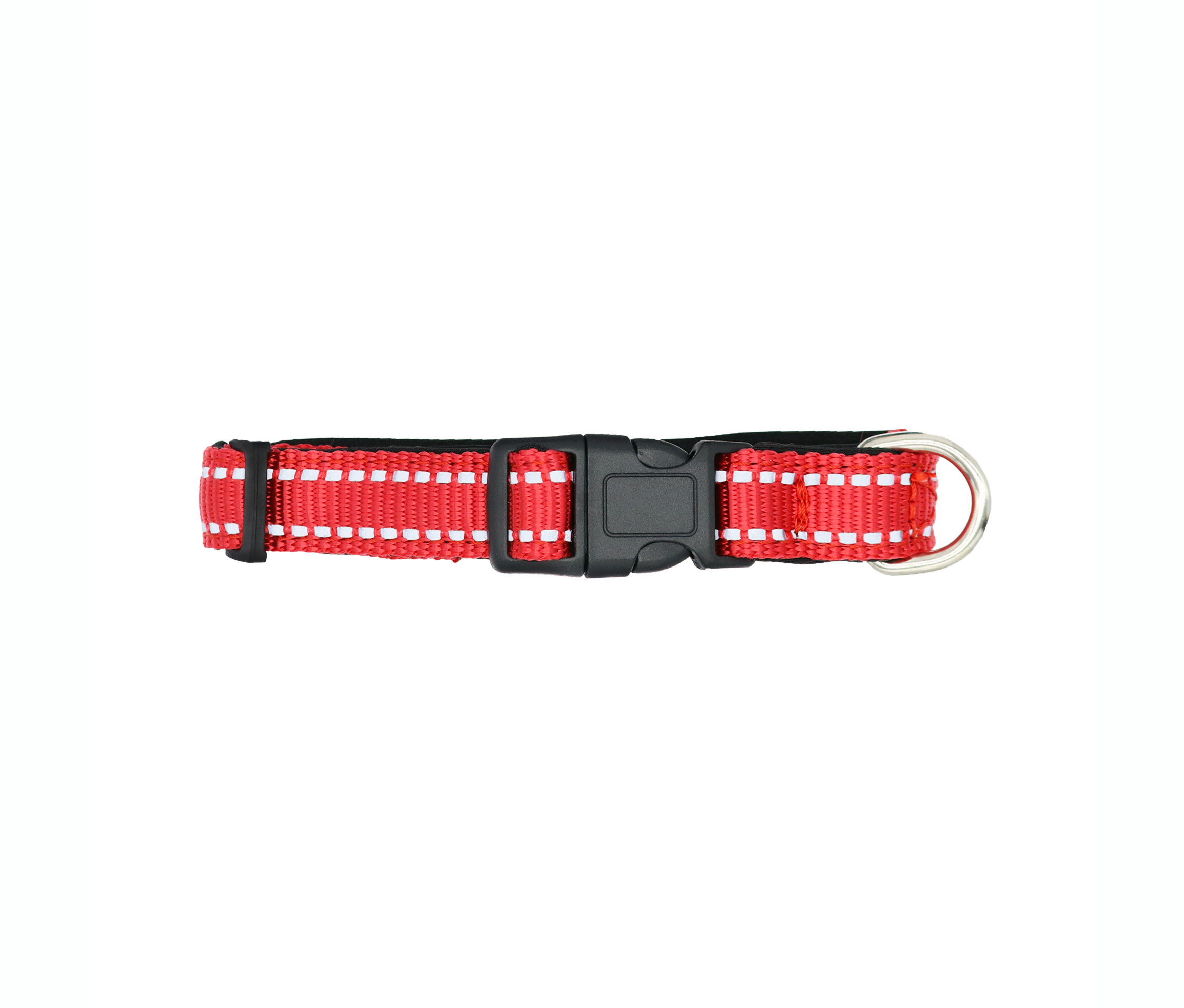 Collar Reflejante para Mascotas con Interior de Neorpreno Acolchonado Pet's Life PP162 color Rojo Mediano