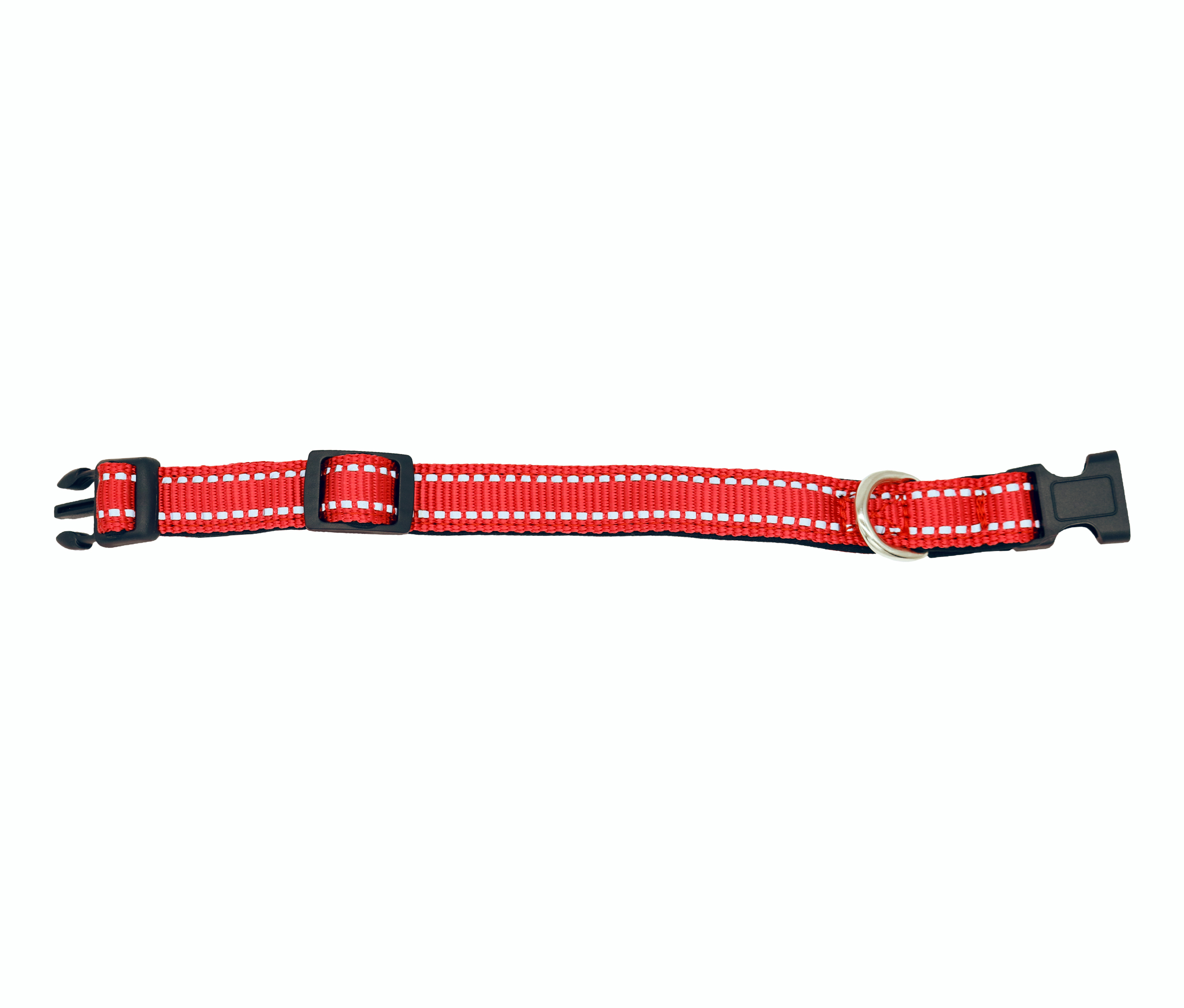 Foto 4 pulgar | Collar Reflejante para Mascotas con Interior de Neorpreno Acolchonado Pet's Life PP162 color Rojo Mediano