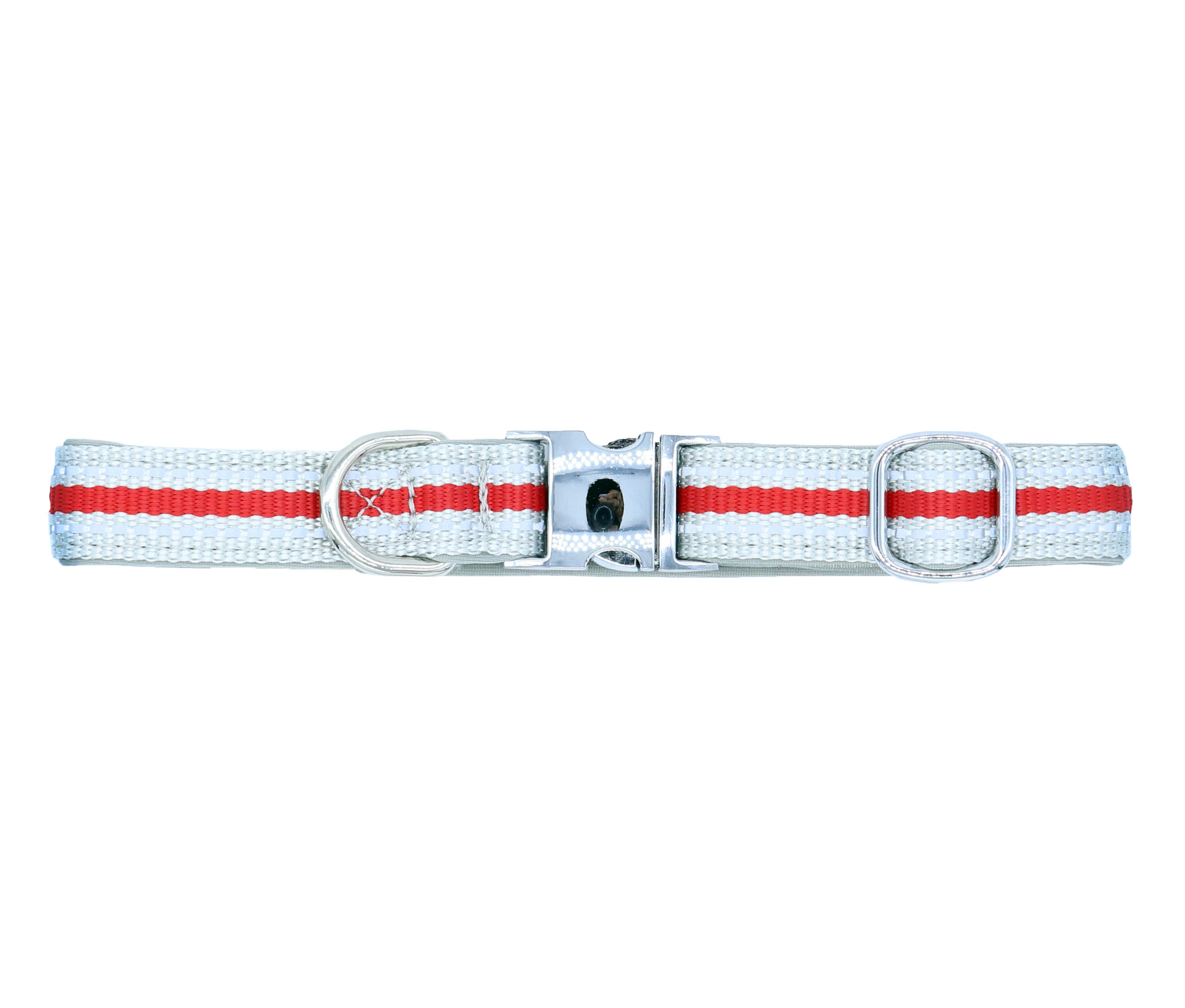 Collar con Banda Reflectiva Pet's Life Pp28 color Rojo Mediano