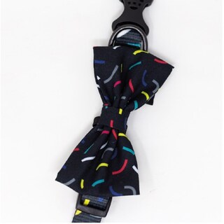 Foto 2 | Collar con Moño para Perro Jack Pet Style con Cintilla Reforzada y Herraje de Acero Reforzado Negro Talla Ch