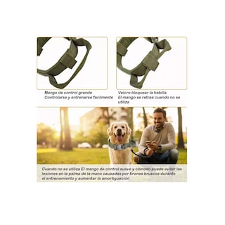 Foto 3 | Collar Táctico para Perro Eo Safe Imports ESI-8436 color Verde con Hebilla de Metal Resistente Talla L