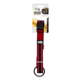 Foto 1 | Collar para Perro Fancy Pets FL8727 color Rojo Tamaño Grande con Ultra Grip y Bandas Reflejantes